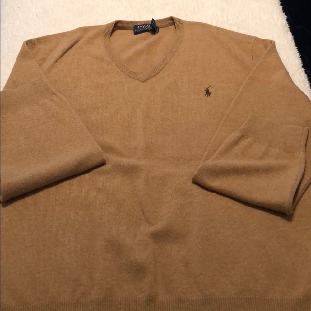V neck polo